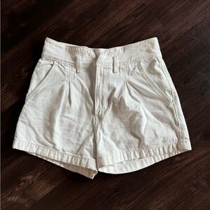 Levi’s White Jean Shorts